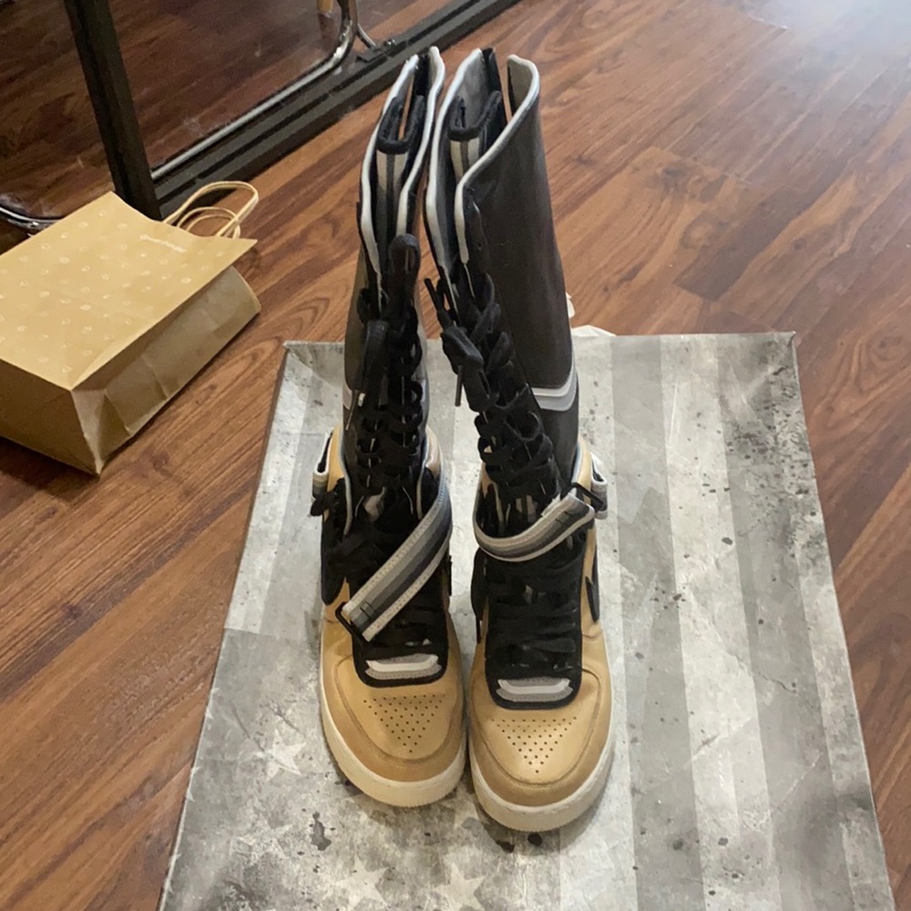Women's Black Riccardo Tisci 'beige Pack Air Force 1'